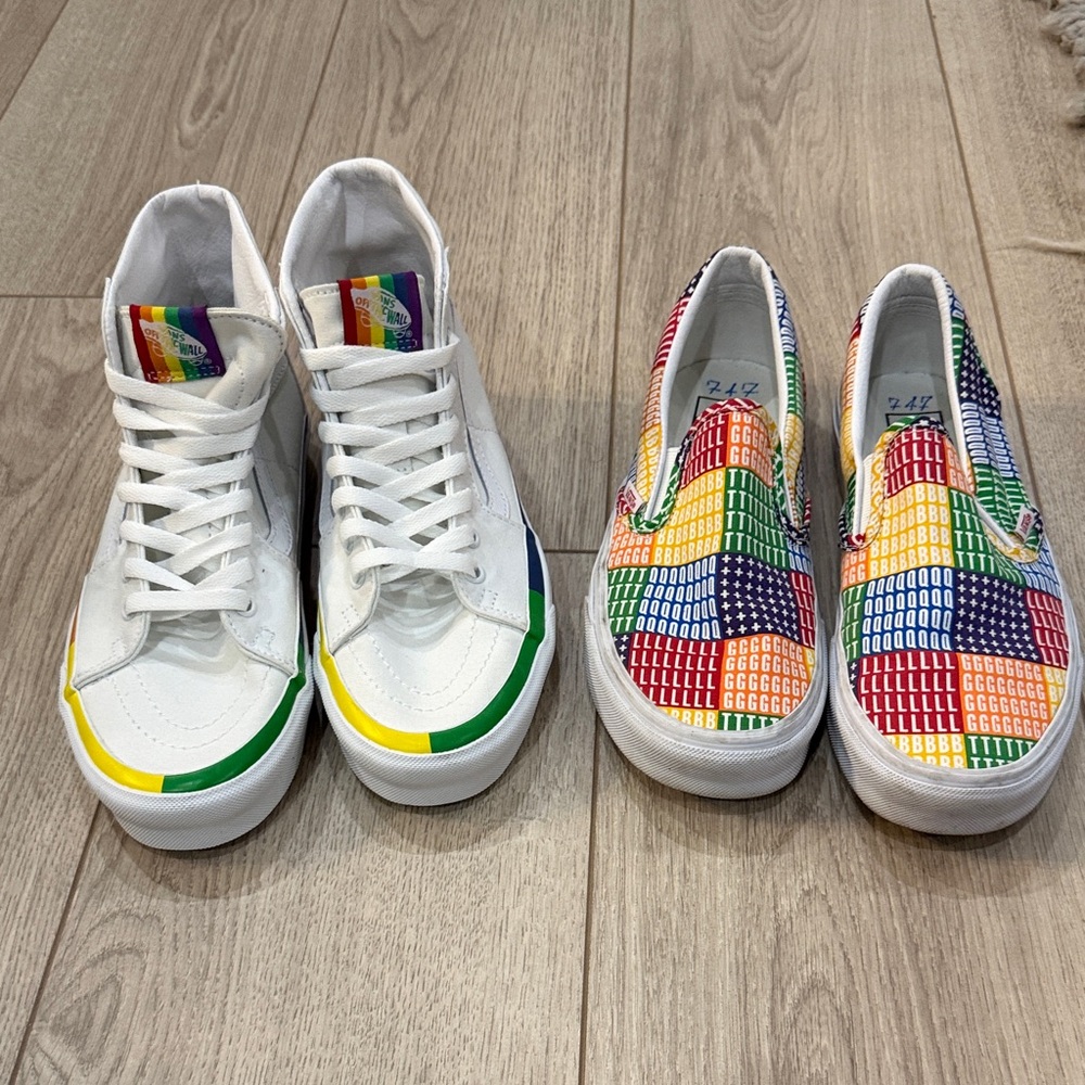 Vans Pride Shoes 2 pairs